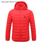 Smart heating cotton jacket USB electric heating jacket