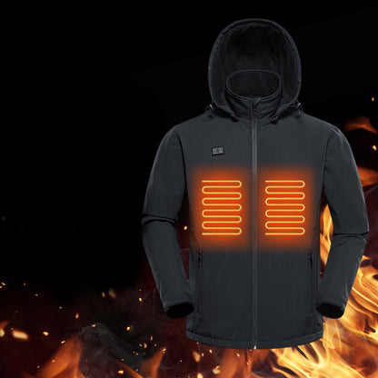 Warm Carbon Fiber Heating Electric Heating Jacket