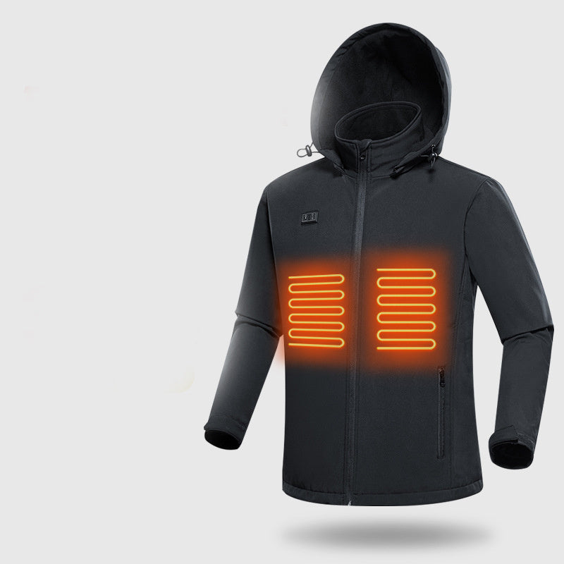 Warm Carbon Fiber Heating Electric Heating Jacket