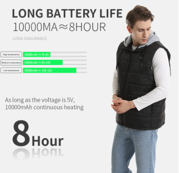 Smart Self-heating Vest Male Thermal Vest